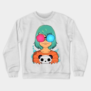 3D Girl Crewneck Sweatshirt